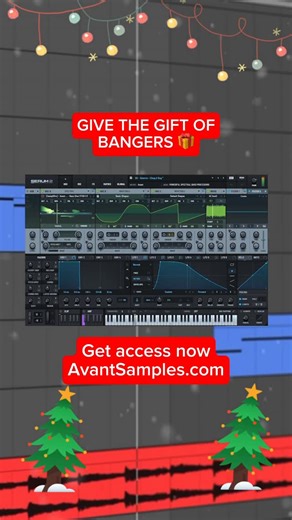 Avant Samples on Instagram: "Christmas but make it dubstep (alternatively dubstep but make it Christmas) 🎄 Happy holidays friends ❤️ #dubstep #christmas #ableton #flstudio #edm #bassmusic"