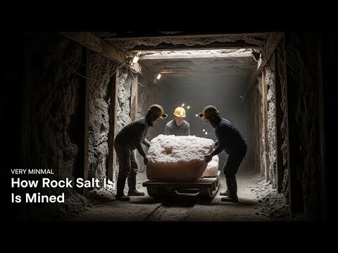 Inside a Salt Mine | Rock Salt Extraction and Factory Process