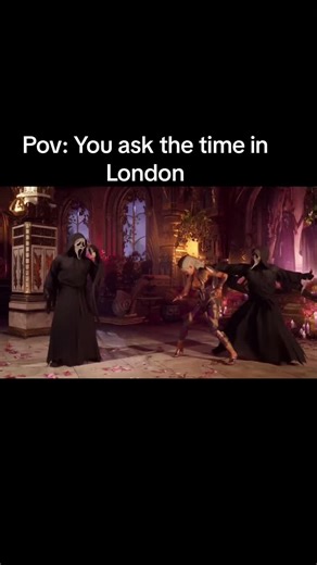 Pov: Asking the Time in London with Ghostface