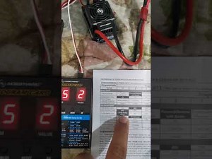 Tutorial cara set WP-SC8 with hobbywing led program card