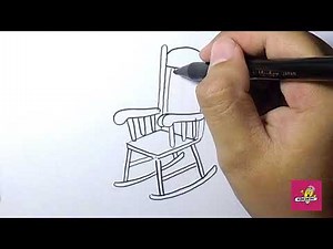 How to Draw Rocking Chair | Easy Drawing