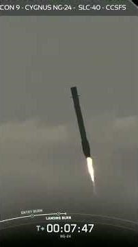 Landing Zone 40 Booster Landing - Cygnus CRS NG-24 - April 11, 2026