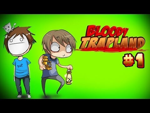 DEADLY BROFISTS! - Pewds & Cry Plays: Bloody Trapland - Part 1