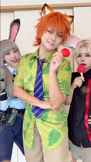 ‪@yumecha289‬ 🐰 と ‪@ojodayoo‬ でズートピア併せ！！！！！！#ズートピアコスプレ#ニックワイルドコスプレ #ジュディホップスコスプレ #フィニックコスプレ