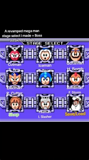 I wanted to include time man and oil man, but nobody made any custom mega man 3 mugshots for them #megaman