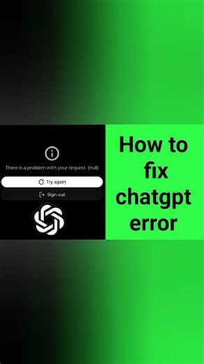 There Is A Problem With Your Request (null) Chatgpt | Chatgpt Not Opening Problem | Chatgpt Error