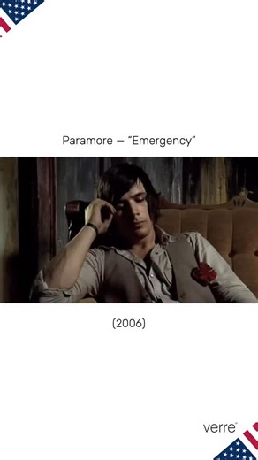 @verre.usa on Instagram: "Released in 2005, “Emergency” is one of Paramore’s earliest singles from their debut album All We Know Is Falling. The video is stripped back and performance-focused, reflecting the band’s early pop-punk era before mainstream crossover. At the time of filming, Hayley Williams was just 16 years old, adding context to the urgency and intensity that defined Paramore’s earliest releases. The clip stands as a snapshot of a young band still forming its identity, built more on