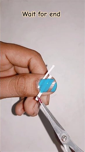 How to creating a stylish blue nail art with glitter base and tape design 💅✨, #trending ,#yt shorts.