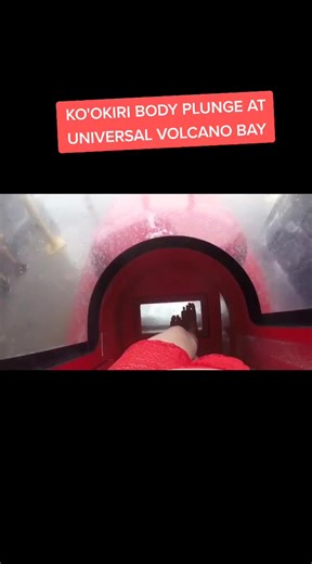 Ko'okiri body plunge at universal volcano bay #kookiribodyplunge #universalvolcanobay