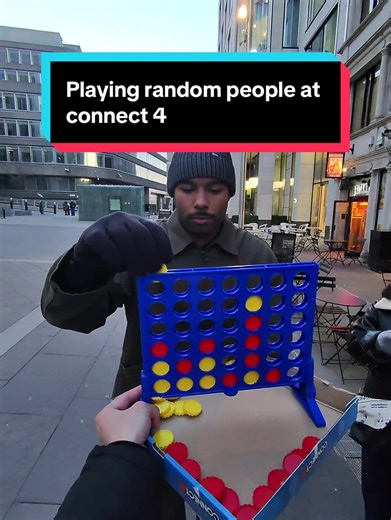 Playing Connect 4 with Strangers in London