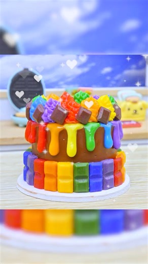 KITKAT Amazing Rainbow Cake 🌈 Perfect Miniature Cake Decorating Tutorials 🎉