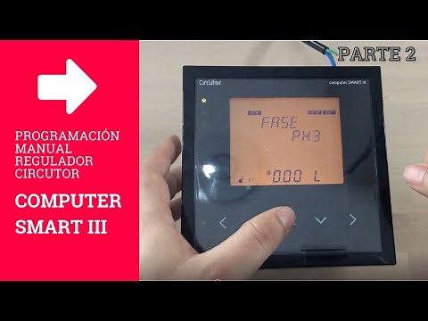 ✅ Regulador COMPUTER SMART III [Circutor]: programación MANUAL (parte 2)