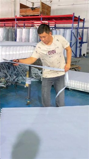 Advanced Mattress Production Technology #mattressfactory #mattressinabox