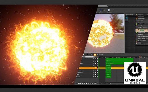 UE4制作太阳效果的特效