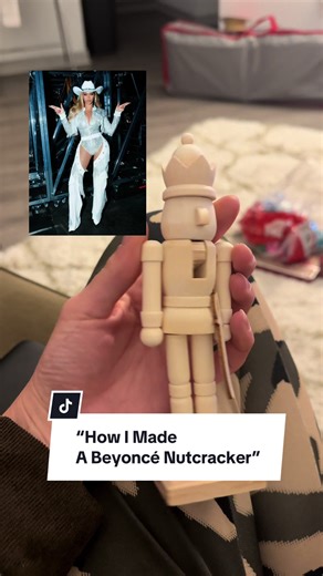 His reaction was worth the crashout I had making this 😂😭🥹🫶🏻 #beyonce #cowboycarter #nutcracker #fyp