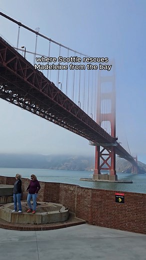 Explore a famous filming location in San Francisco | The Official Guide at Fort Point! 🎥 This historic spot was featured in the film “Vertigo” and is today a National Historic Site with a military museum. 🏛️ Bonus: It has amazing views of the Golden Gate Bridge. 🌉 📷 @wanderingcreator_meghana on IG | Visit California