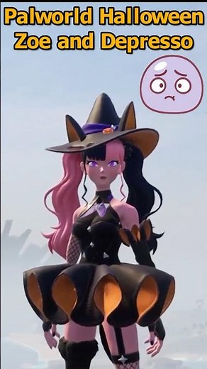 Palworld Halloween 2025 - Zoe and Depresso #palworld #palworldshorts #palworldtutorial #gamingshorts