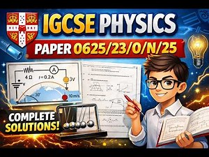 0625/23/O/N/25 | Complete Paper Solutions (Oct Nov 2025)