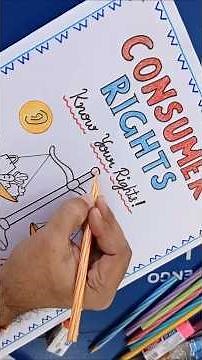 🎨Cover Page Design Consumer Rights Project File Class 10 Economics Project #class10 #project #shorts