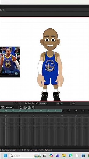 Drawing and Rigging NBA Players for an Animation (Part 1)