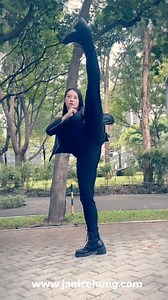 Unleashing a flurry of kicks with precision and control, but it’s the 180 Kick that takes it to the next level! 💥🥋 Combining power, flexibility, and speed, this move is all about pushing the limits and reaching new heights—literally.Every kick is a reminder of the dedication and practice behind each motion. Stay sharp, keep kicking, and never stop aiming higher.👉 What’s your favorite kick to master? To learn Wushu or Taichi 👉checkouthttps://www.janicehung.com/collections/kung-fu-fit-academy.