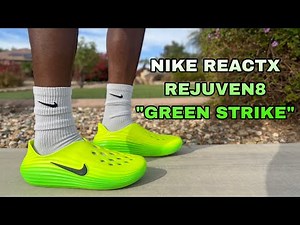 NIKE REACTX REJUVEN8 "GREEN STRIKE" 2025! REVIEW & ON FEET MY FAVORITE COLOR SO FAR THIS YEAR!