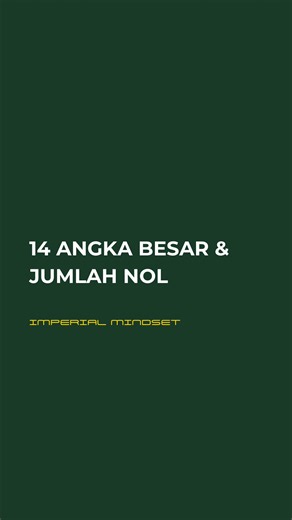 14 digit itu sebesar apa? 😳💰 Ternyata ada 14 angka = 100 triliun! Baru tahu? 👀 #fakta #edukasi #uang #angka #fyp