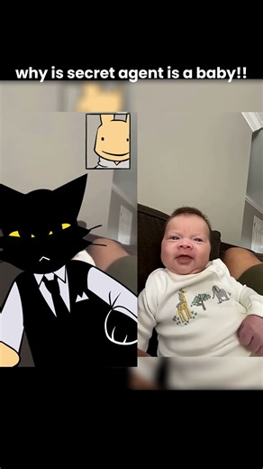 since when was secret agent a baby 😭🤣 #dios #animalhospital #usa
