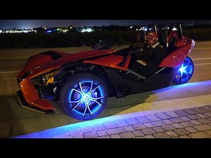 Polaris Slingshot Wheel Lights - 5 Minute Installation of GloRyder Wheel Lights