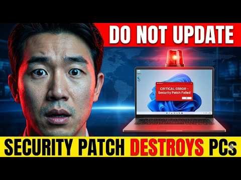 DO NOT Update Windows Today! The "Security Patch" That Destroys Your PC
