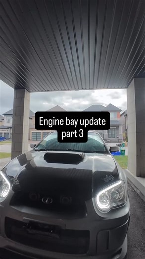 Jordan on Instagram: "Last engine bay update on the wrx for the year 😎 (also insta captions are so buns so only tiktok captions for this vid) #subaru #wrx #blobeye #subaruwrx #subarunation #ontariocars"