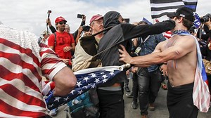 Trump rally turns violent