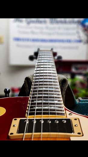 Fret Perfection + Structural Stability.  ​This gorgeous Les Paul...