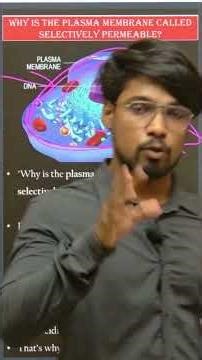 Plasma Membrane | Selectively Permeable | Science Shorts #motivebehind#scienceshorts#cbse#education