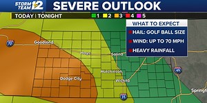 Weather Alert for strong to severe thunderstorms tonight