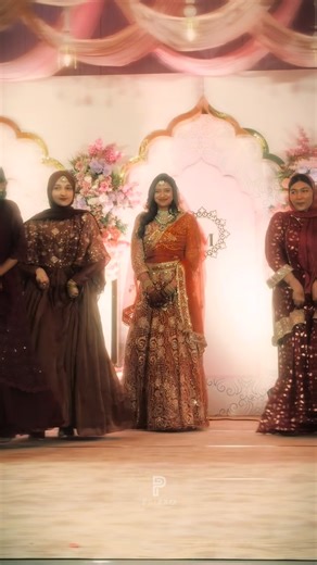 Isha on Instagram: "Day 3 of being a bride.♥️ . . . . . (wedding, entry, love, happy, cute, bride, groom, indian)"