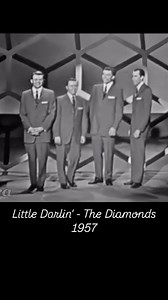 “Little Darlin’” is a popular Top 40 song, made famous by the Diamonds. It was written by a 16-year-old Maurice Williams with both melody and doo-wop accompaniment strongly emphasizing a Calypso rhythm. First recorded in January 1957 by Williams’ group the Gladiolas, it was quickly released as a single on Excello Records, a small swamp blues label owned by Nashville record man Earnie Young, who was responsible for creating the song’s Latin feel, naming the group and ensuring Williams would retai