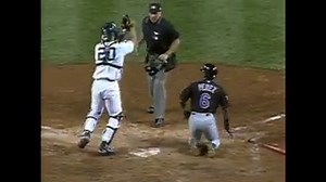 Timo Perez thrown out at home