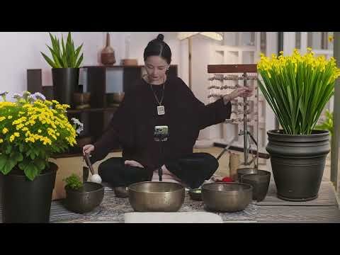 Tibetan Crystal Singing Bowls: Pure Quartz Vibrations for Clarity#SingingBowls