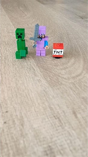 💣 Creeper BOOM #minecraft #dance #lego #creeper #tnt #trend #legominifigures #building