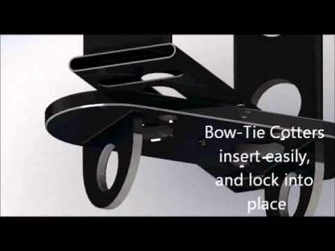 Bow-Tie Locking Cotter Pins