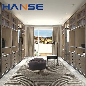 [Hot Item] High End Modern Wardrobe Storage Systems Walk in Closet Modern Bedroom Closet Wardrobe