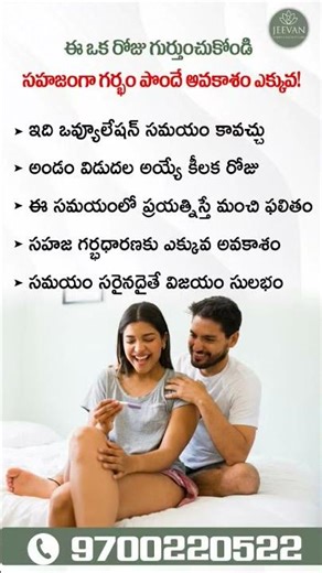 ఈ ఒక్కరోజు కలిస్తే.. | How to Calculate Ovulation Day in Telugu #shorts #trending #ovulation
