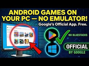 Play Android Games on PC without Emulator | Google Play Games Setup