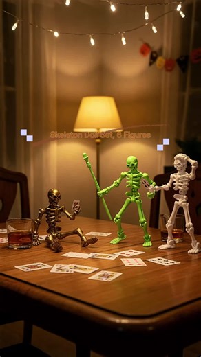 Skeleton Doll Set: Fun and Movable Figures
