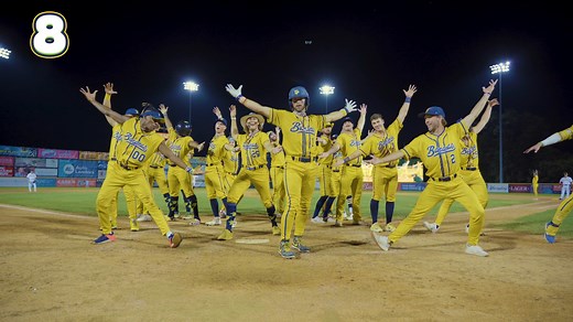 Savannah Bananas' Top 10 Moments of 2023 Written by Biko Skalla: Our creative team cooked up a top 10 list of Bananas moments from 2023 that is so stupendous it inspired me to write a brief article about them. This is that article: 10. Vinny’s 360 Tornado Catch: There are so many amazing aspects here. First off, Bill “The Spaceman” Lee is on the bump. Secondly, it’s against the Aussie Drop Bears. Plus, Stilts is playing first base. So right off the bat we’re cooking with Australian Timber Oil (n