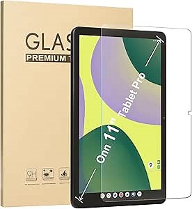 DMLuna 1-Pack Screen Protector for Onn 11" Tablet Pro 2023 (Model: 100110027) ONLY - HD Tempered Glass, 9H Hardness, 99% Transparency, Easy Installation