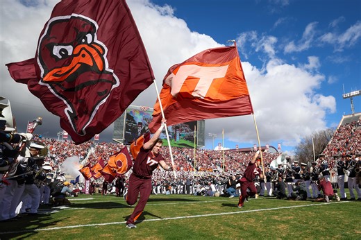 Virginia Tech spring game delayed following parachuter crash into video board
