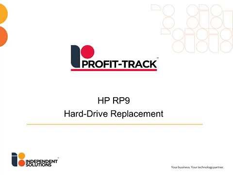 HP RP9 Hard Drive Replacement