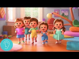 🎵 Five Senses Song | Learn About Sight, Hearing, Smell, Taste & Touch! 👀👂👃👅✋